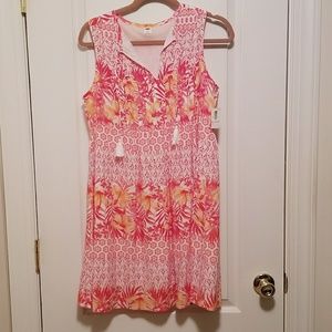 NWT Old Navy Print Tassel Sundress